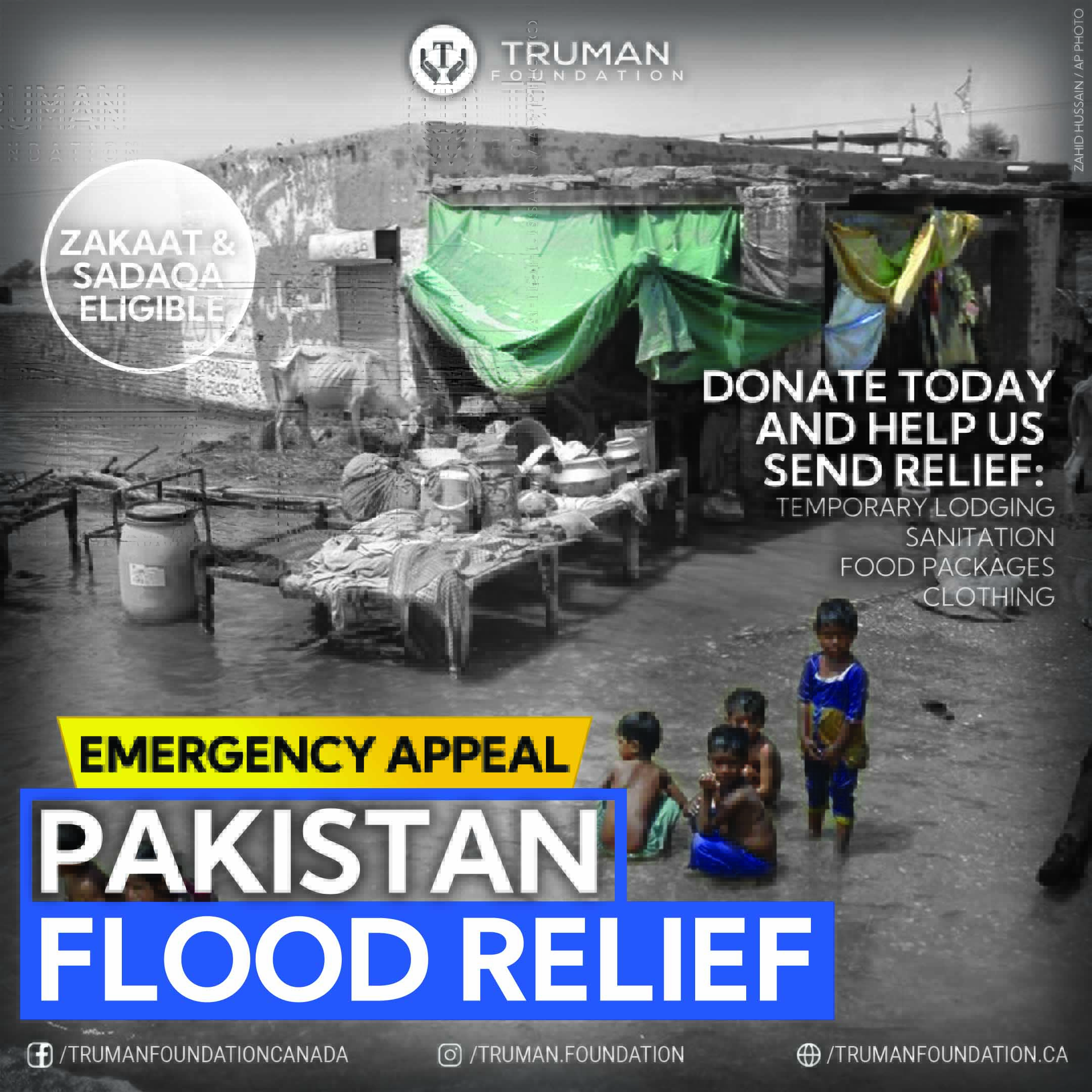 Pakistan Flood Relief 2025 - Truman Foundation